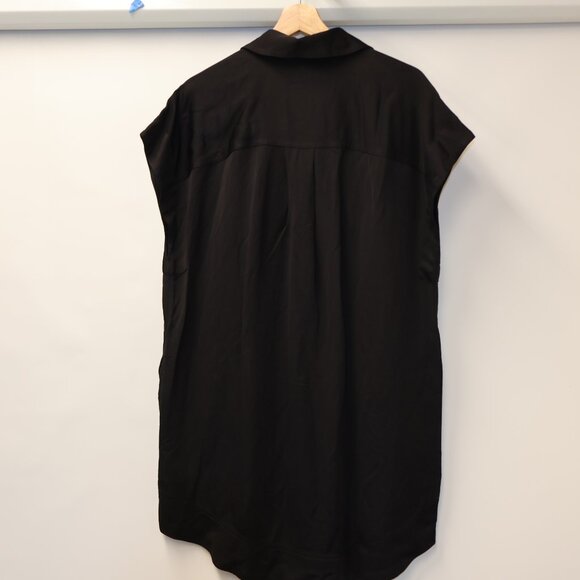 Madewell Elegant Black Button-Down Mini Dress - Picture 15 of 15